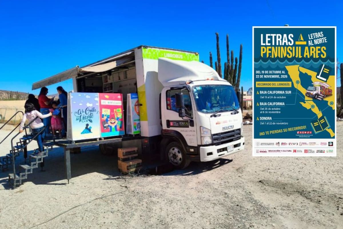 Llevará Librobús libros desde 12 pesos a comunidades de Baja California