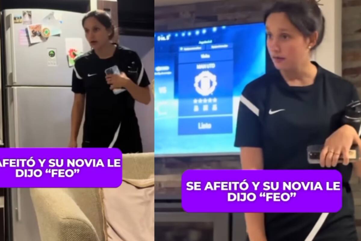 “No duermes más conmigo, mira qué feo estás”: Hombre se afeita, y su novia lo reprende; el video se vuelve viral