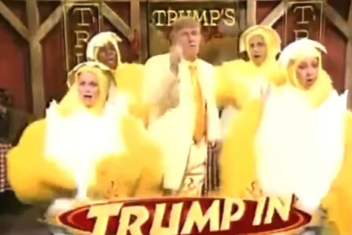 Trump se burló de Zelensky porque era comediante, pero él también hizo comedia (VIDEO)