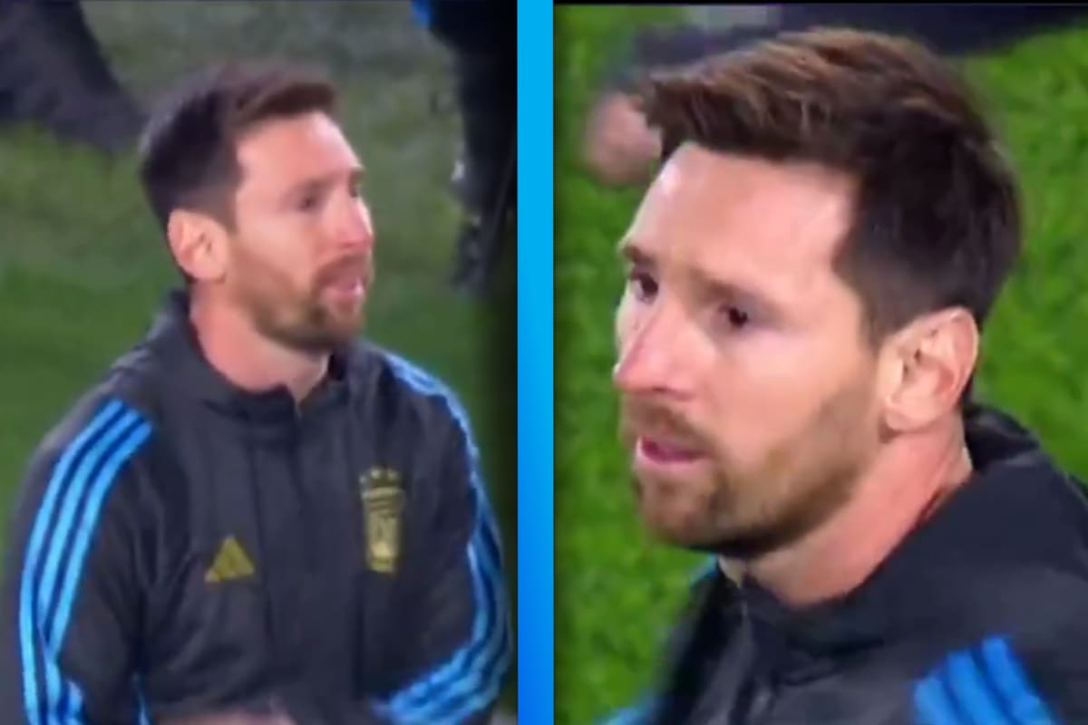 VIDEO: Messi llorando previo a su último partido de Eliminatorias Mundialistas con Argentina
