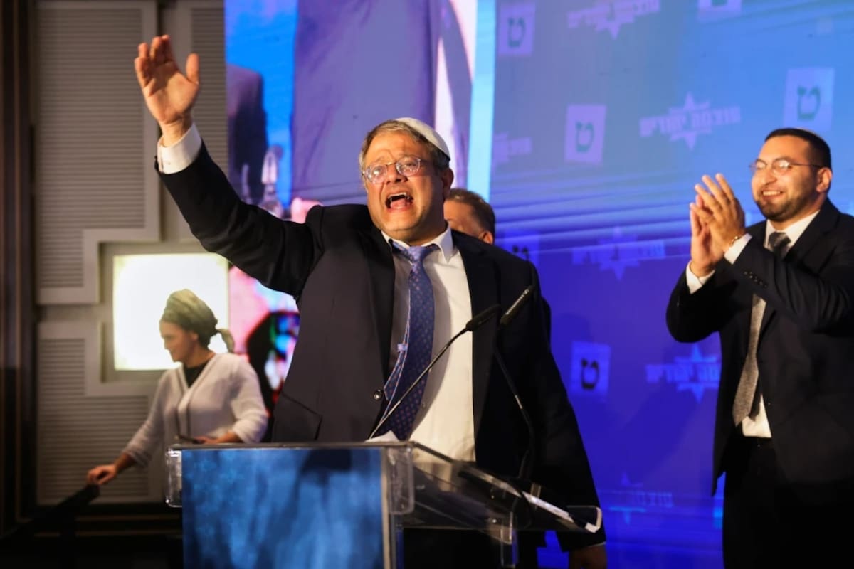 Foto: Agencia AP.
Itamar Ben-Gvir, ministro de Seguridad Nacional de extrema derecha.