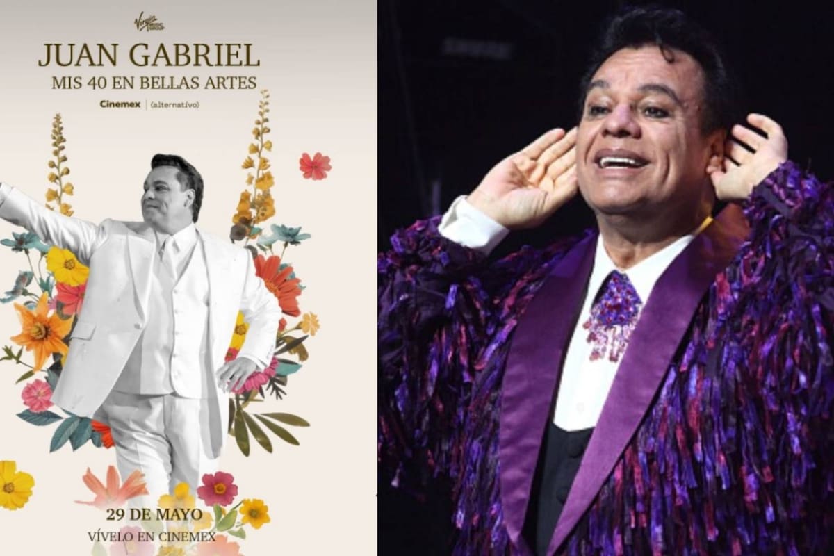 ¡Juan Gabriel a la pantalla grande! Cinemex proyectará su concierto de Bellas Artes