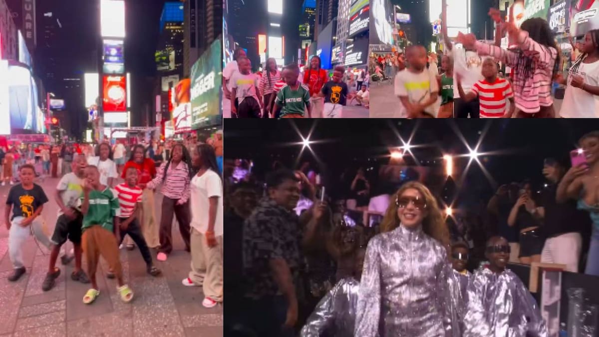 Ghetto Kids llegó a EEUU para estar con Shakira bailando en la final del Mundial 2026; así celebran en Times Square y participan en la “She Wolf Walk”