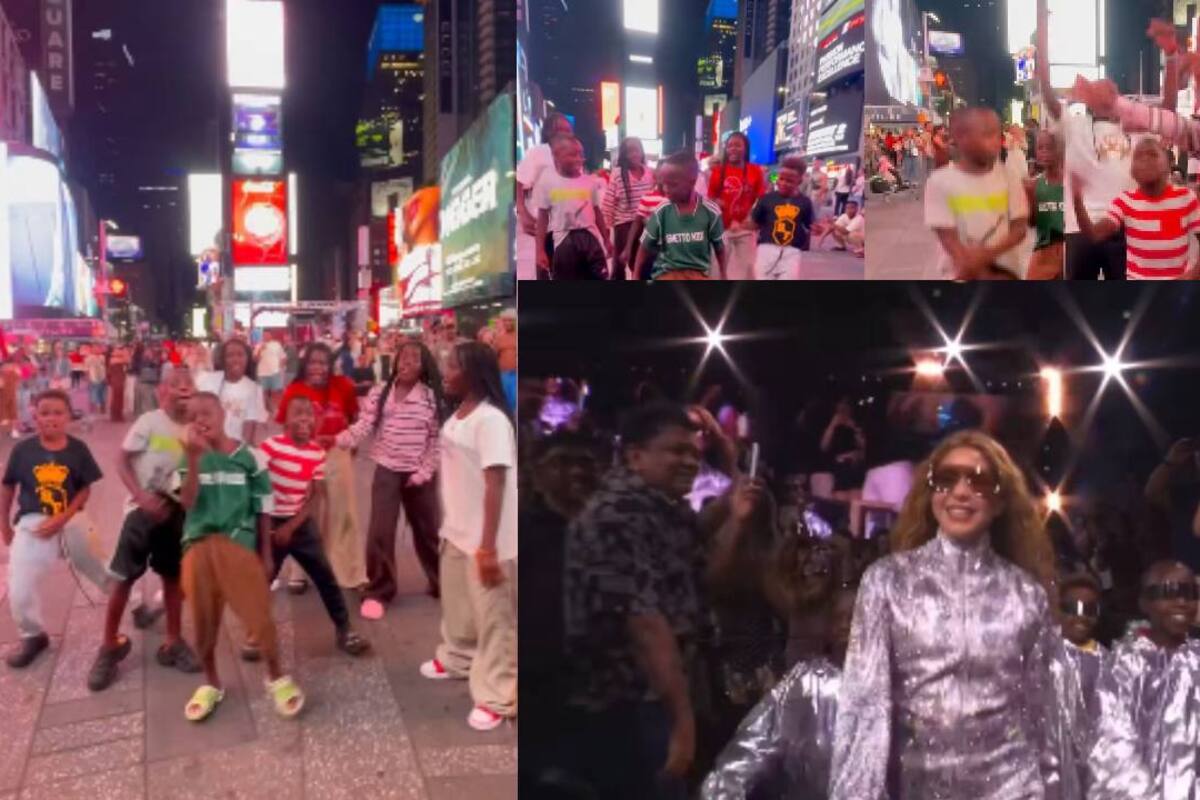 Ghetto Kids llegó a EEUU para estar con Shakira bailando en la final del Mundial 2026; así celebran en Times Square y participan en la “She Wolf Walk”