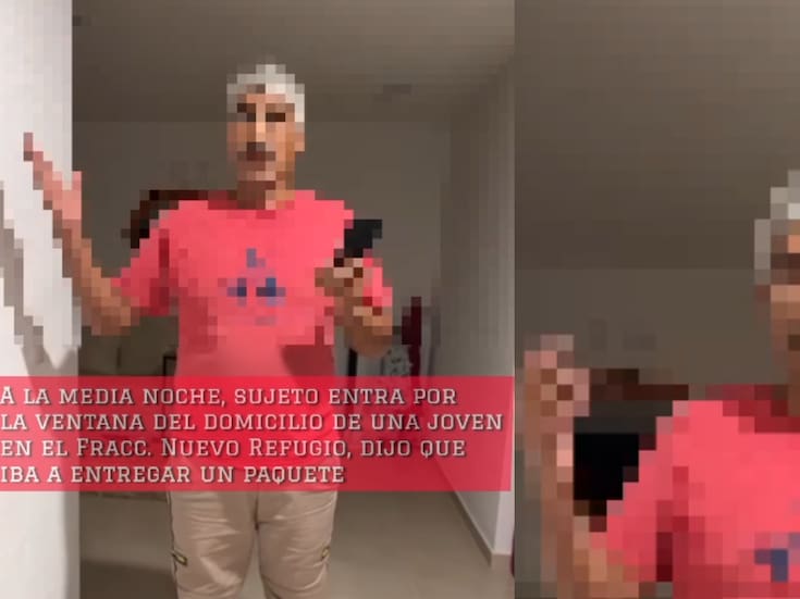 “Eran las 12 de la madrugada y con zapatos diferentes”: Hombre irrumpe por la ventana de un departamento y la dueña logra grabarlo