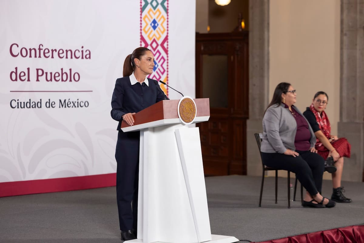 La presidenta Claudia Sheinbaum en su "Conferencia del Pueblo" del 12 de marzo del 2026. | Crédito: Presidencia
