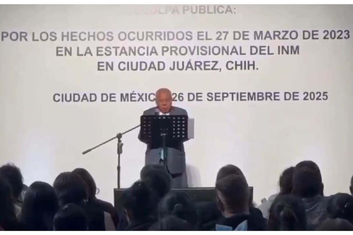 Francisco Garduño ofrece disculpa pública por incendio en estación migratoria de Ciudad Juárez