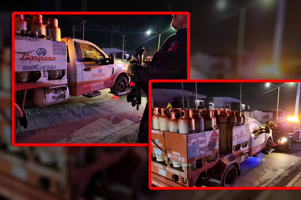 Privan de la libertad a repartidor de gas en Culiacán y abandonan su camión en pleno bulevar