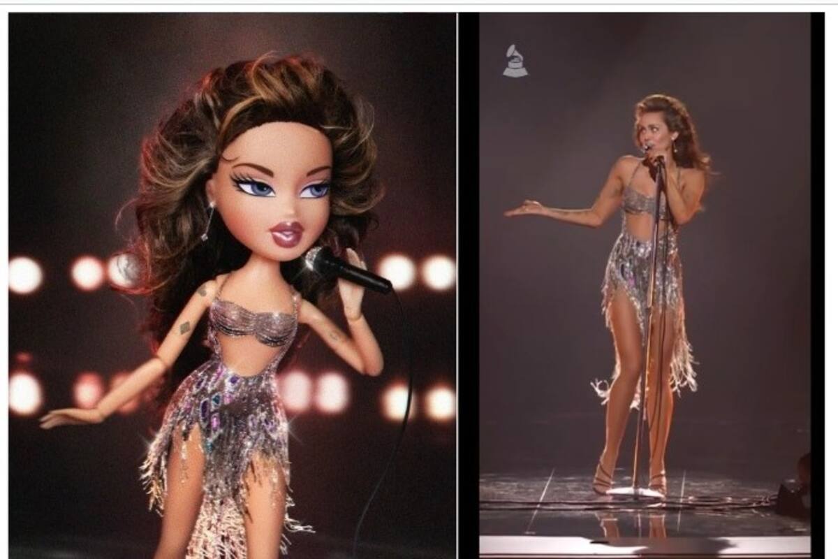 Bratz crea una muñeca de Miley Cyrus con el atuendo de los Grammys 2024
