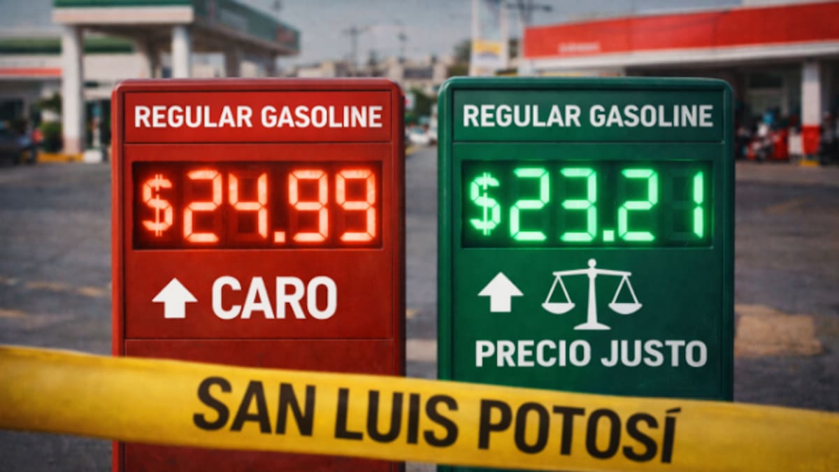 Gasolina regular alcanza los $24.99: estaciones con ganancias excesivas contrastan con precios justos en San Luis Potosí