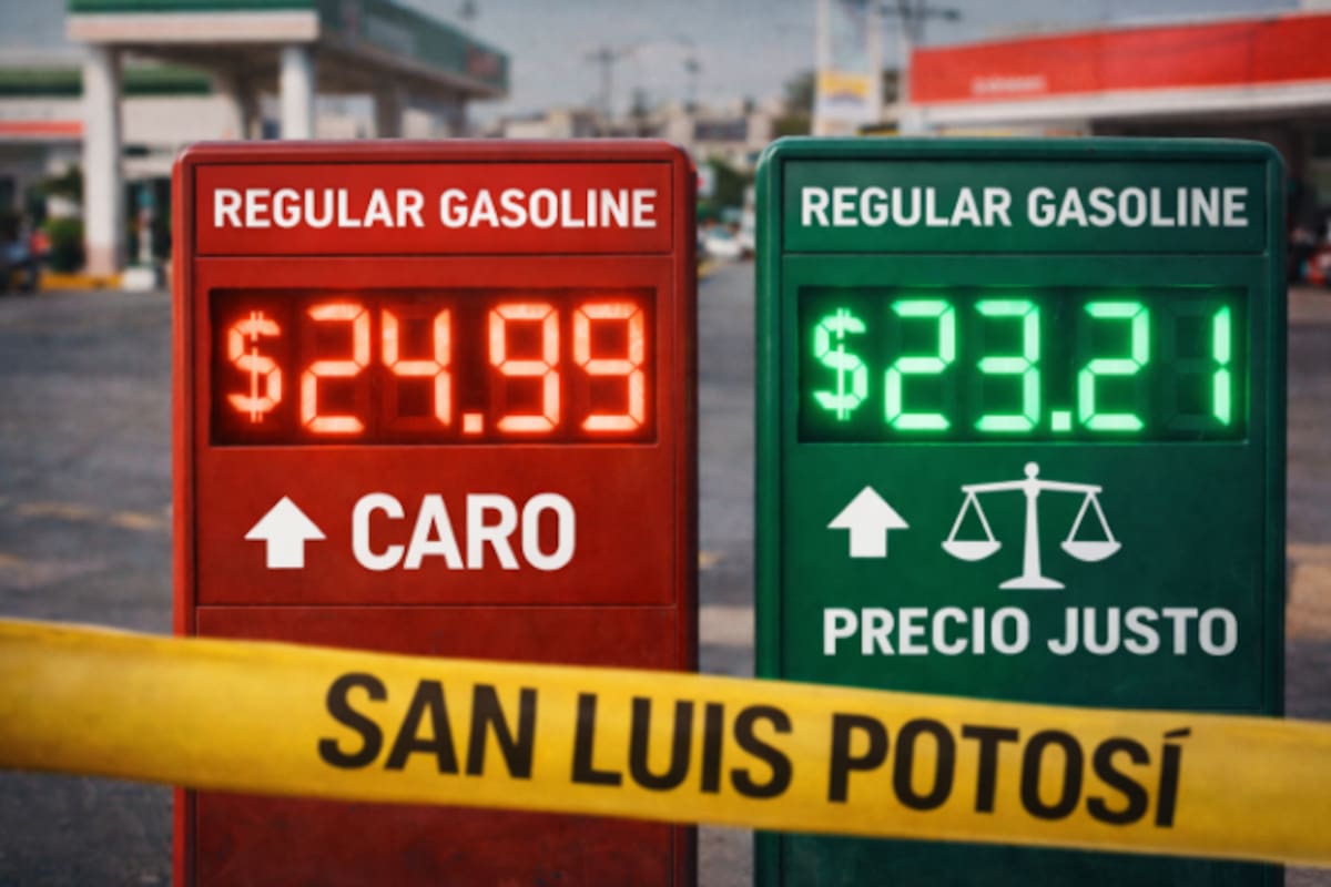 Gasolina regular alcanza los $24.99: estaciones con ganancias excesivas contrastan con precios justos en San Luis Potosí