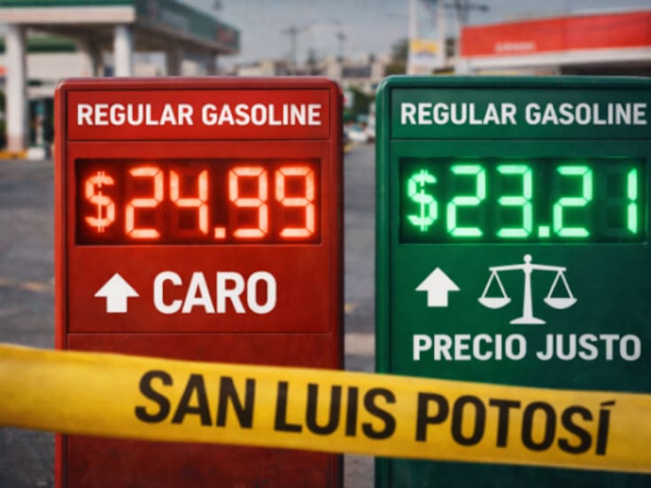 Gasolina regular alcanza los $24.99: estaciones con ganancias excesivas contrastan con precios justos en San Luis Potosí