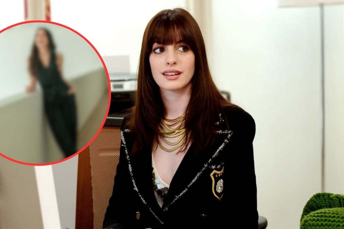 Primeras imágenes de Anne Hathaway como Andy Sachs en “El diablo viste a la moda 2”
