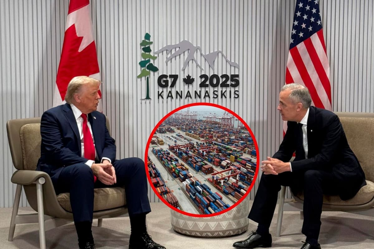 “Soy una persona de aranceles”: Trump reafirma su postura sobre aranceles en el G7 pero abre puerta a acuerdo comercial con Canadá