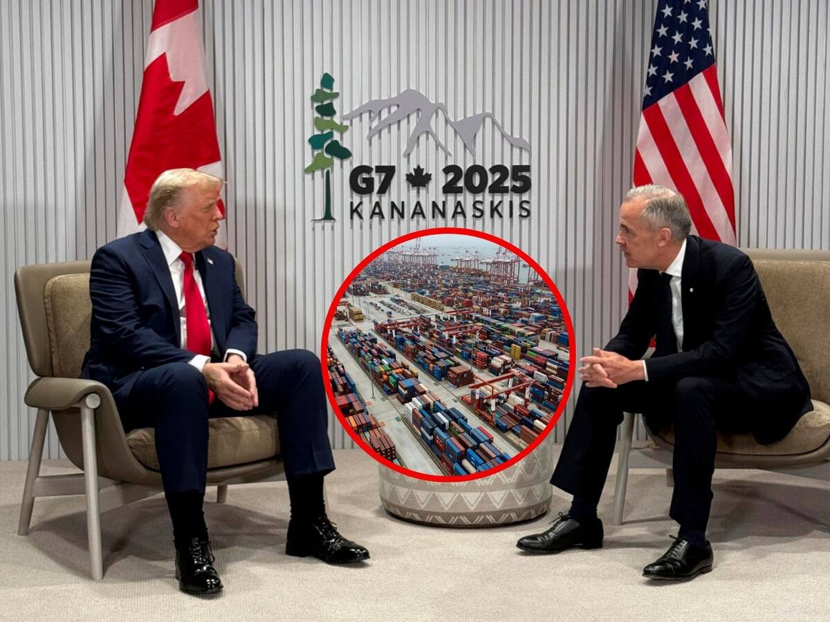 ARCHIVO. "Soy una persona de aranceles": Trump reafirma su postura sobre aranceles en el G7 pero abre puerta a acuerdo con Canadá. | Crédito: EFE (X @margomartin47)/AP
