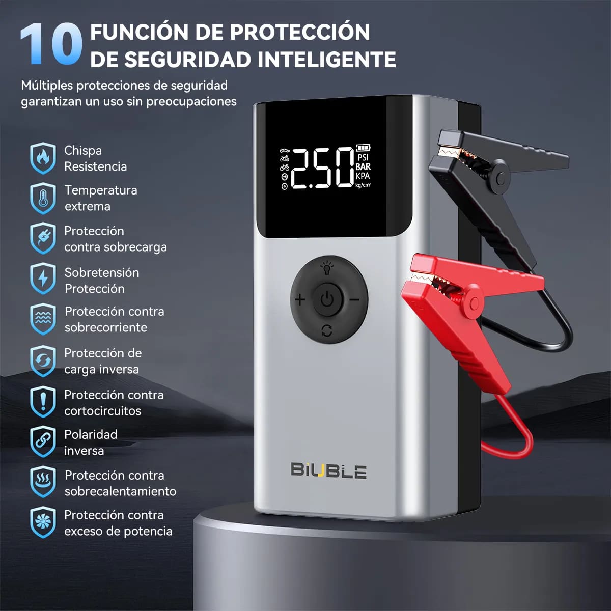 arrancador de batería BIUBLE ML418 | Mercado Libre