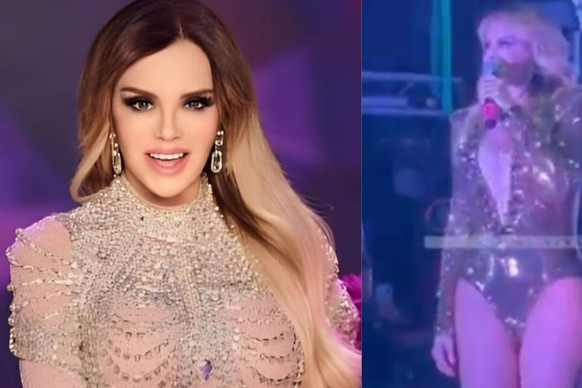 Falla ‘Playback’ en presentación de Lucía Méndez; así fue el incómodo momento