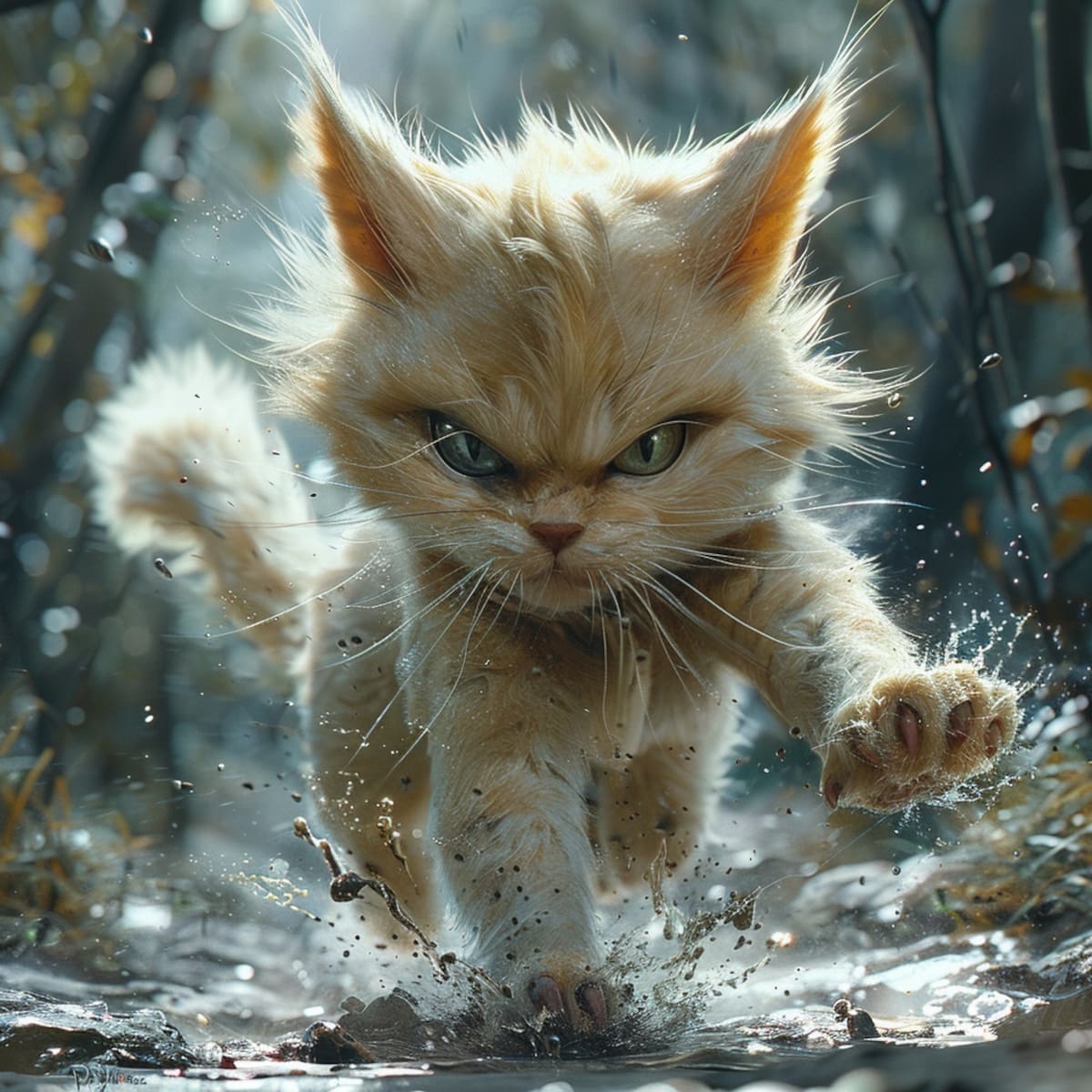 Meowth de Pokémon ha cobrado vida gracias a la Inteligencia Artificial de Midjourney