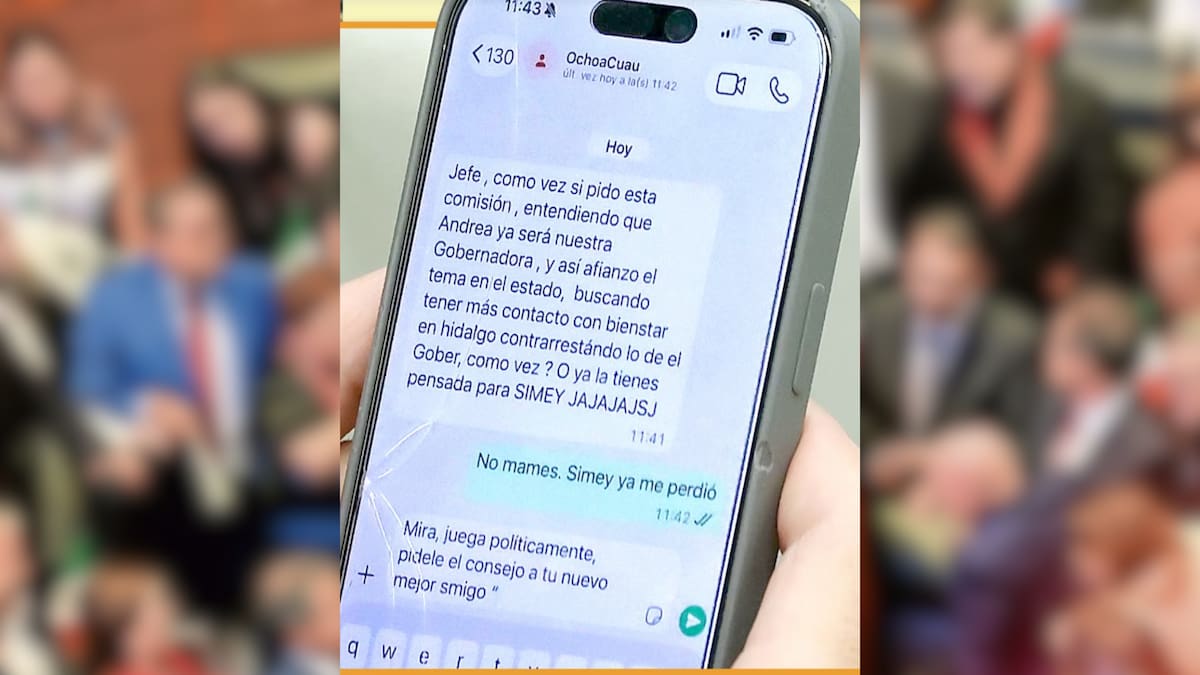 La conversación filtrada muestra al senador Cuauhtémoc Ochoa pidiéndole permiso a Adán Augusto López para presidir la Comisión del Bienestar del Senado, mensajes que reavivaron las dudas sobre cómo se reparten los cargos dentro de Morena. (Redes Sociales)