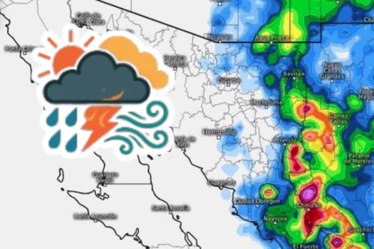 Alertan por posibles desbordamientos en Sonora: fuertes lluvias pondrán en riesgo a varias regiones del estado