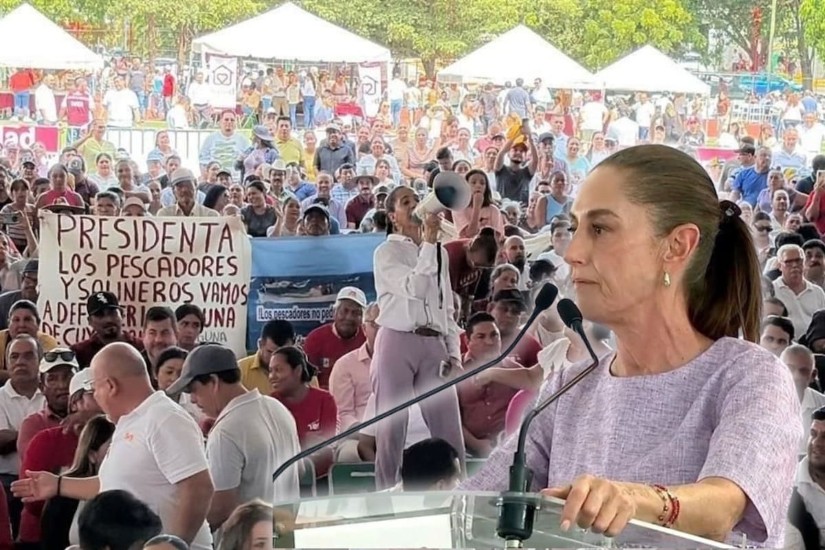 Sheinbaum explica por qué no atendió a manifestantes en Colima: “si seguían hablando, tampoco al final los iba a atender”