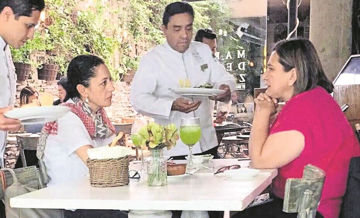 Claudia Sheinbaum y Xóchitl Gálvez solían desayunar juntas y planeaban propuestas en común.,