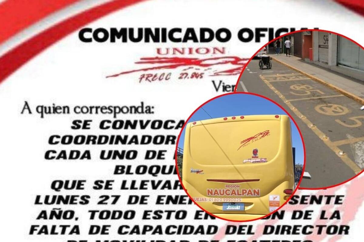 Transportistas anuncian bloqueos masivos en el Estado de México el lunes 27; denuncian amenazas