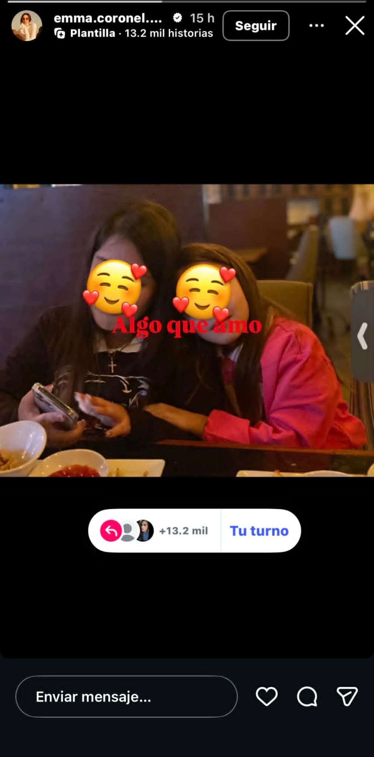 Emma Coronel sorprende con imagen nunca antes vista de sus hijas y enternece a redes con emotivo mensaje