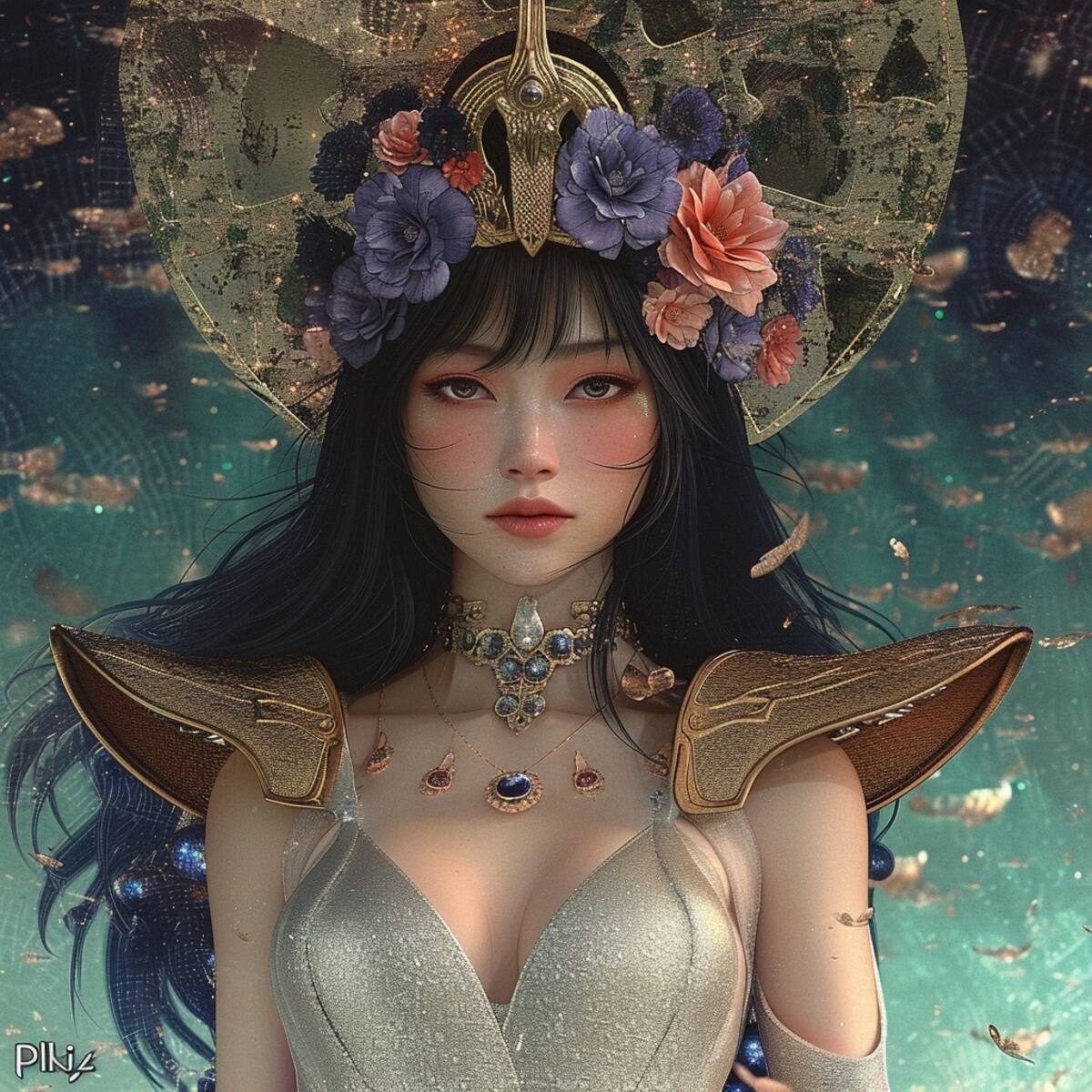 Saori prefiere estrategias pacíficas ante los dioses, expulsando al dios del cuerpo que habita para evitar sufrimiento en la guerra.