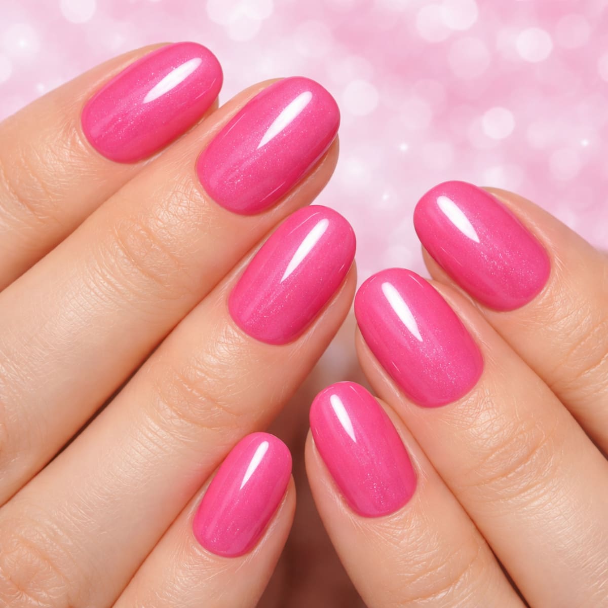 El tono Candy, un rosa intenso con reflejos fríos | Imagen hecha con IA