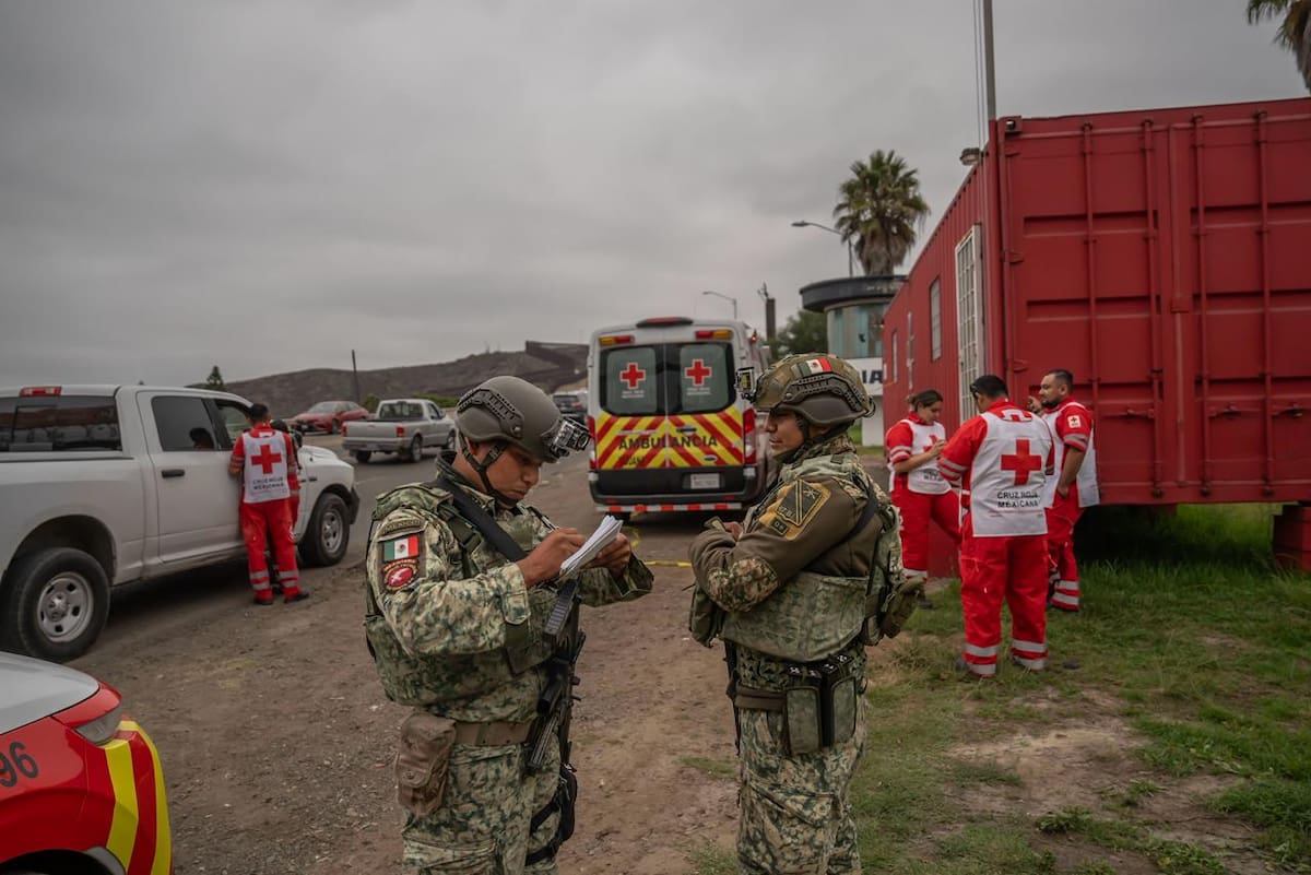 No se reportaron lesionados durante el siniestro. Foto: Border Zoom