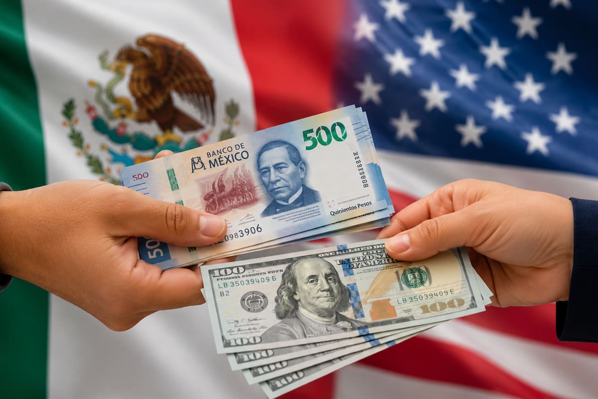 El peso se mantiene fuerte ante el dólar y así cotiza el tipo de cambio este sábado 22 de agosto de 2026