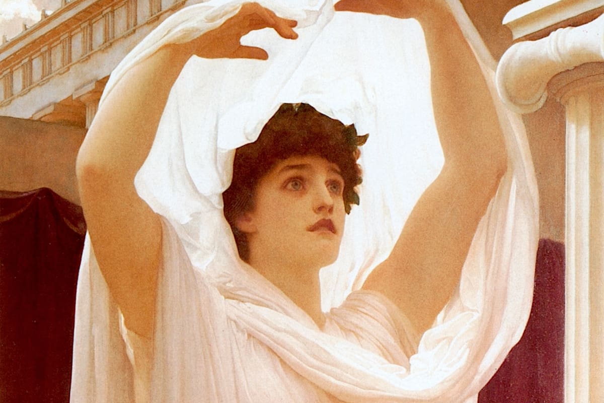 El arte de Leighton y su mirada griega en “Invocación”