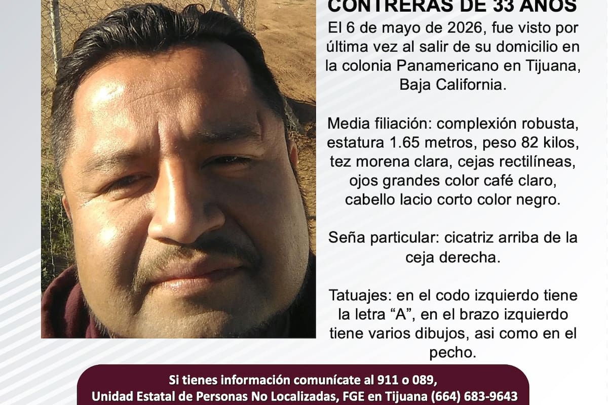 Se busca Miguel Ángel Castro Contreras de 33 años de edad