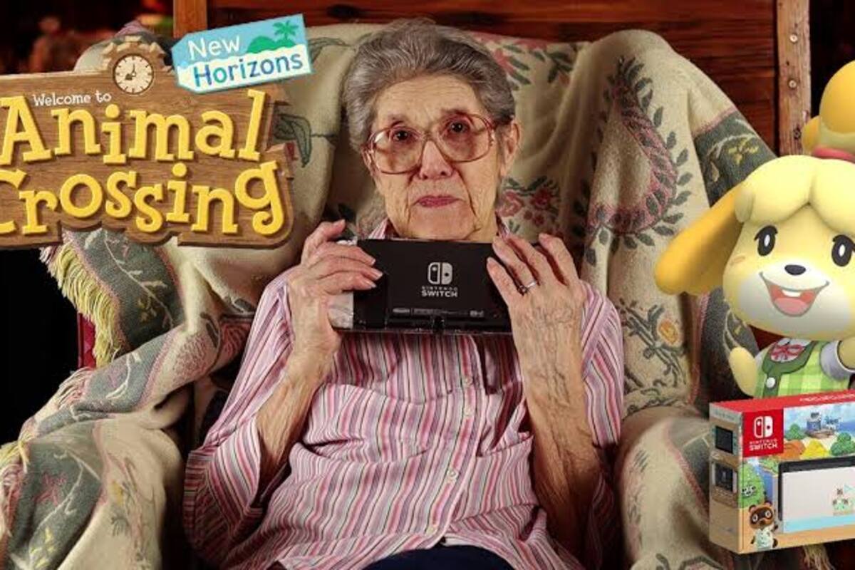 La abuela con más de 4 mil horas en Animal Crossing, recibe la edición especial de New Horizons para Nintendo Switch