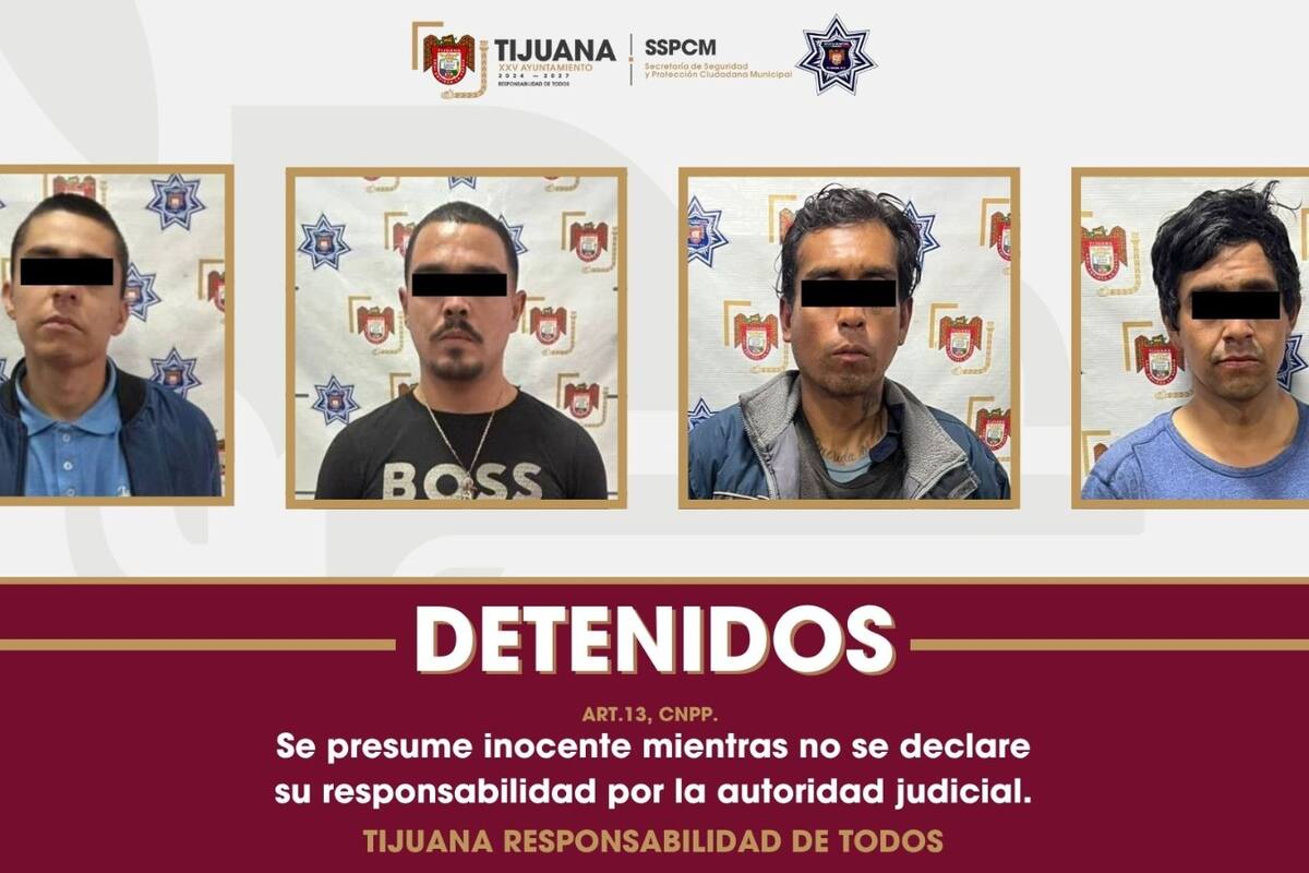 Detienen a cuatro personas por delitos contra la salud