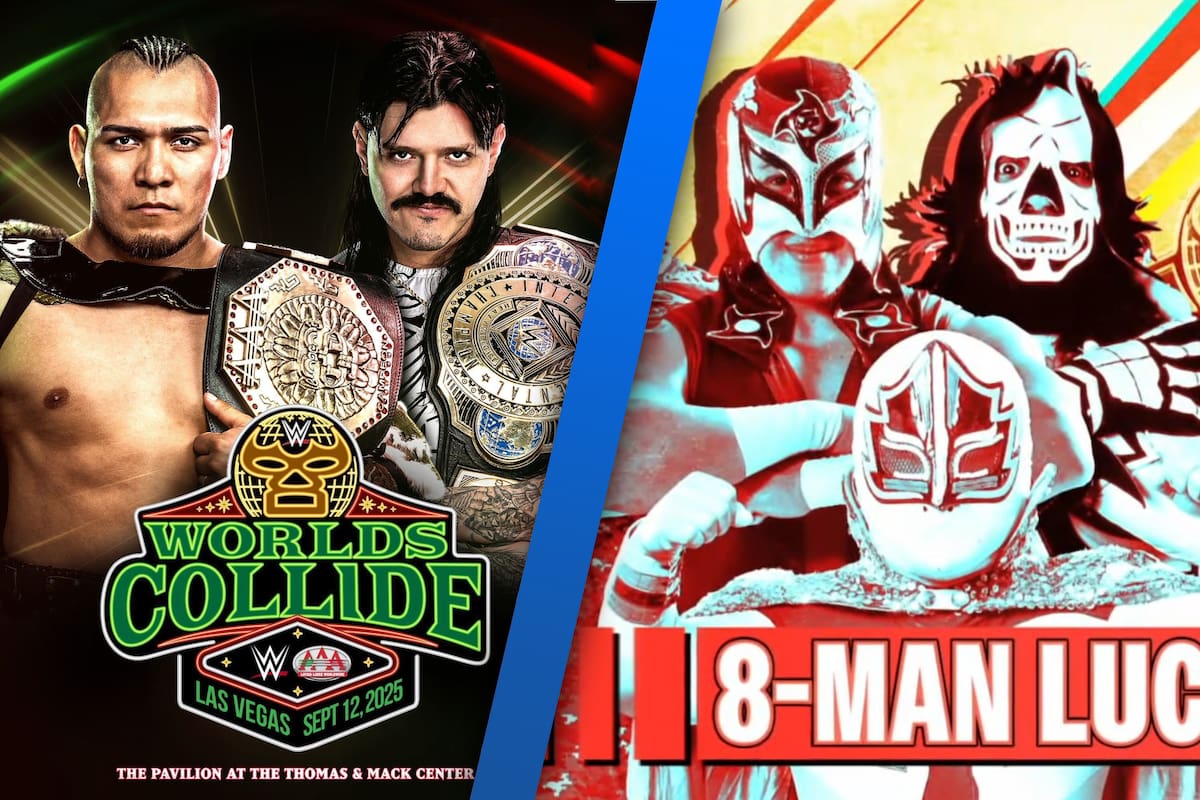 WWE vs AAA: Todos los combates confirmados para Worlds Collide