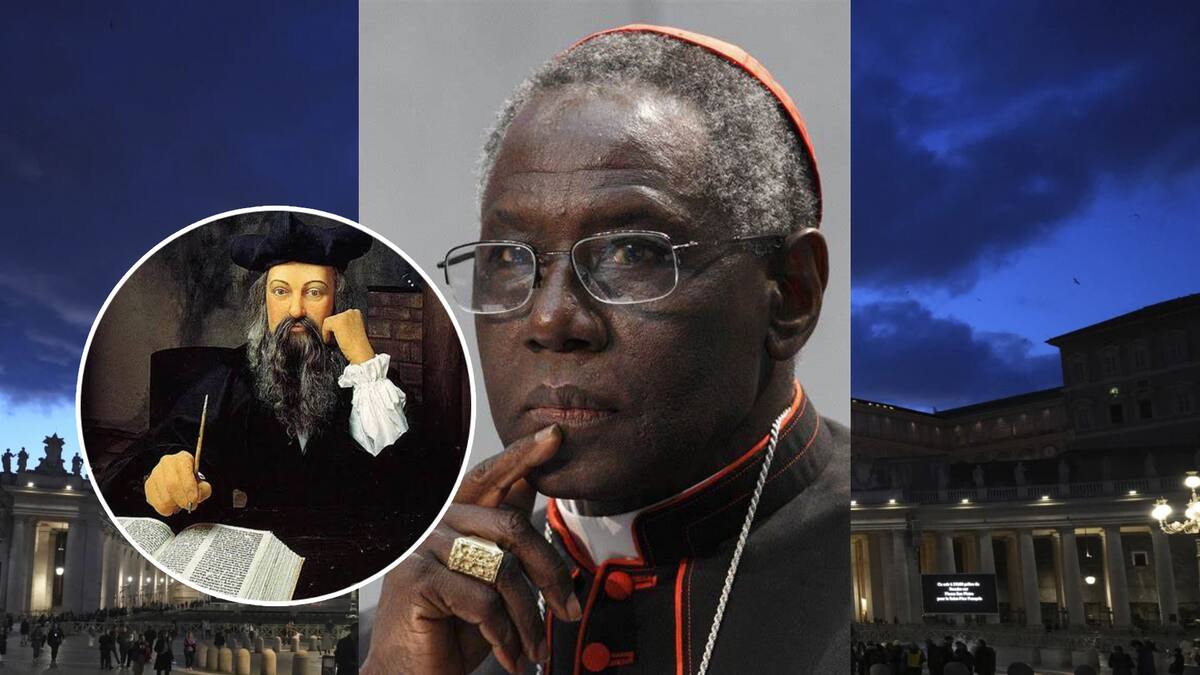 ¿Quién es Robert Sarah, el “enemigo” de Francisco que podría convertirse en el primer Papa negro, cumpliendo la profecía de Nostradamus?