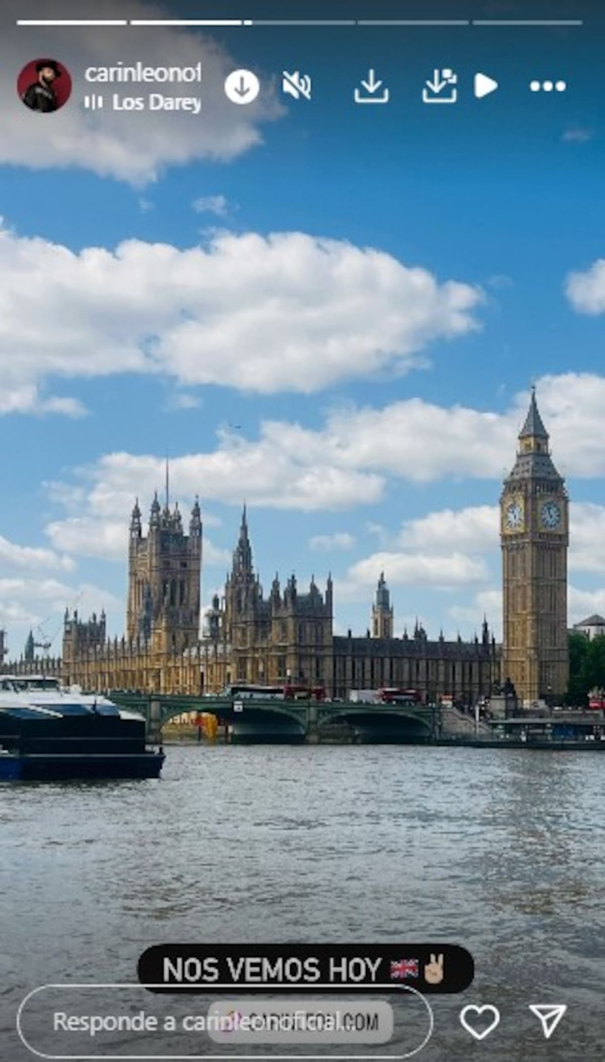 Carin León en Londres / Instagram @carinleonoficial