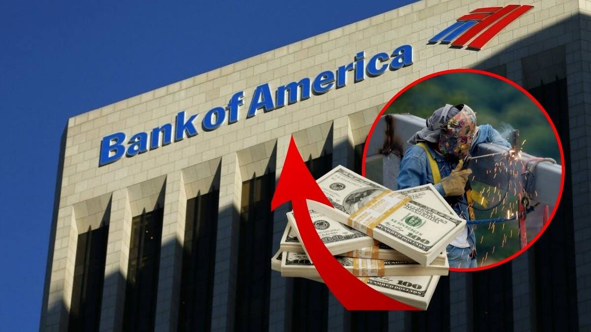 Bank of America eleva su salario mínimo a 25 dólares la hora, con un ingreso anual que supera en casi 9 veces el de un trabajador mexicano con salario mínimo