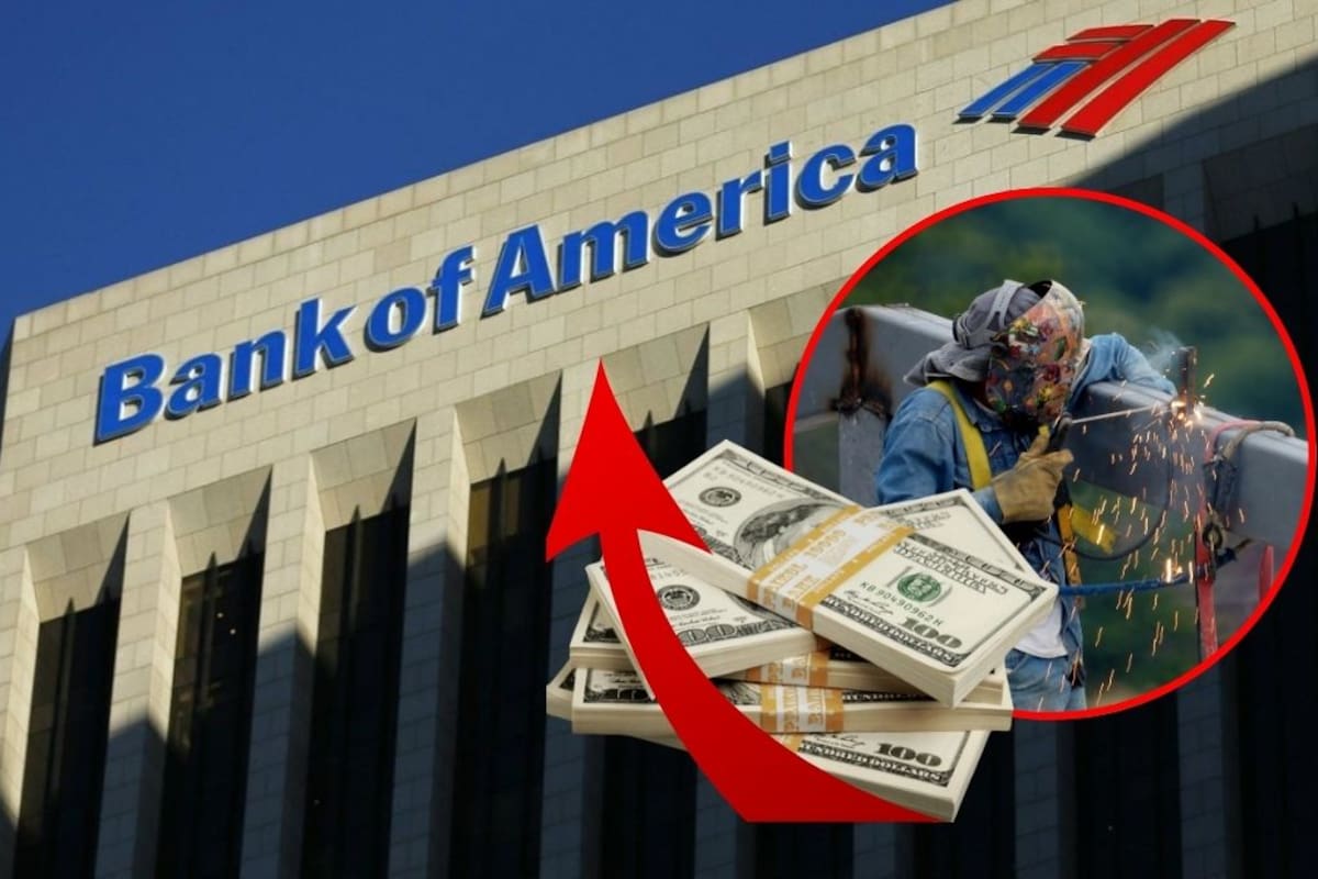 Bank of America eleva su salario mínimo a 25 dólares la hora, con un ingreso anual que supera en casi 9 veces el de un trabajador mexicano con salario mínimo