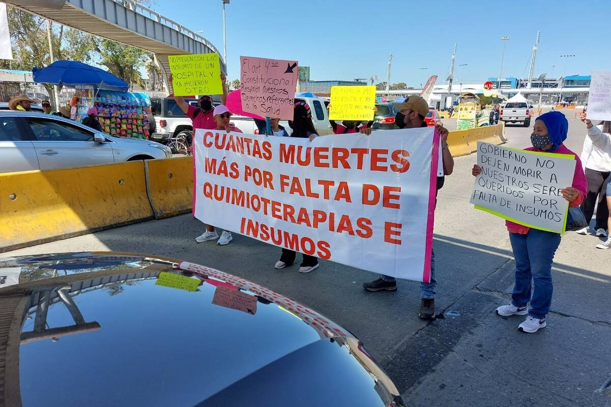 Exigen insumos pacientes con cáncer en Tijuana