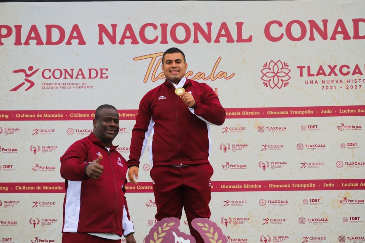 Suma José Eduardo Chávez sexto oro consecutivo en Olimpiada Nacional