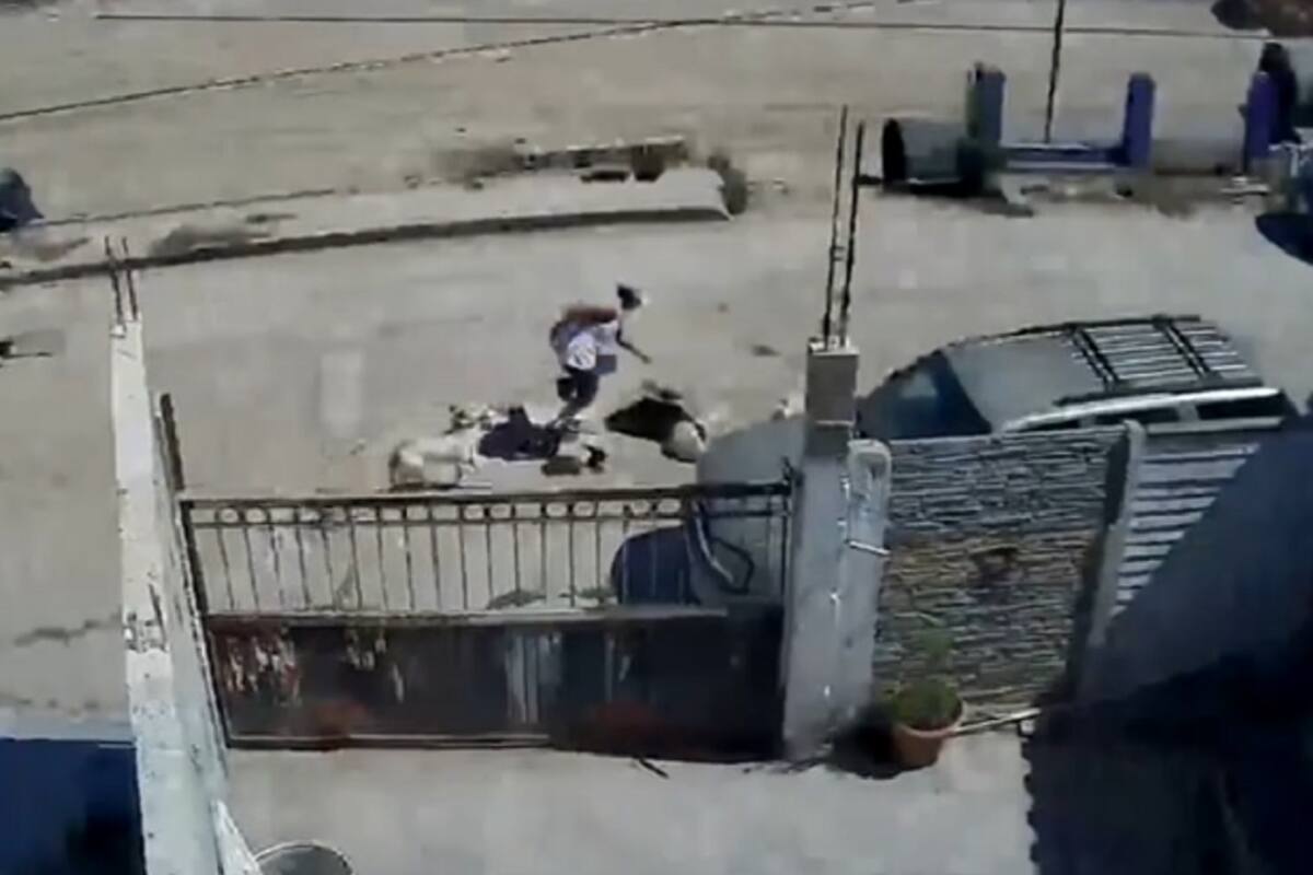 Tras caer en alcantarilla lo hospitalizan