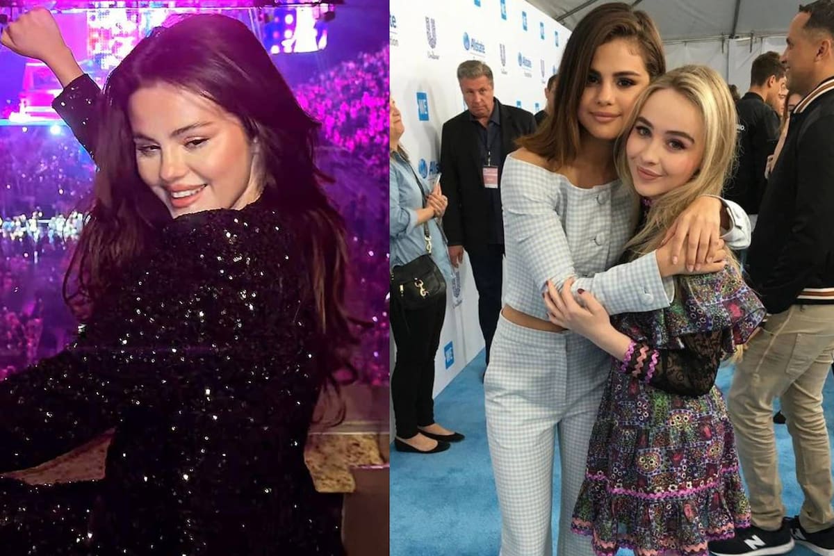 Selena Gomez asiste al 'Short 'N Sweet Tour' de Sabrina Carpenter