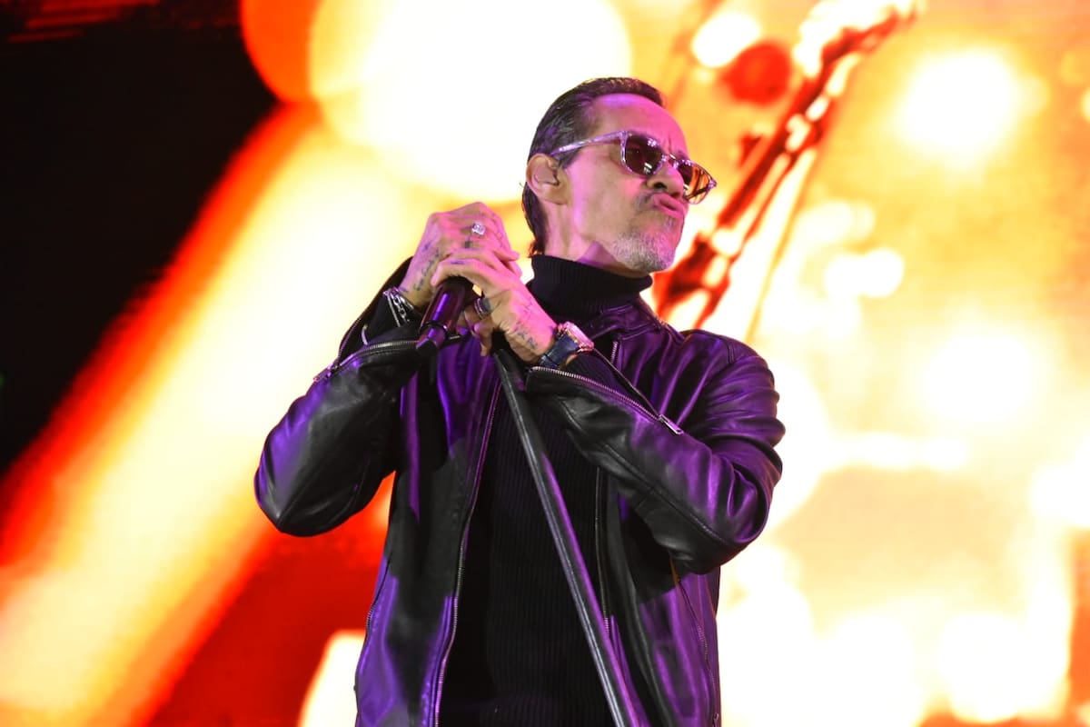 Ni el frío paró a Marc Anthony