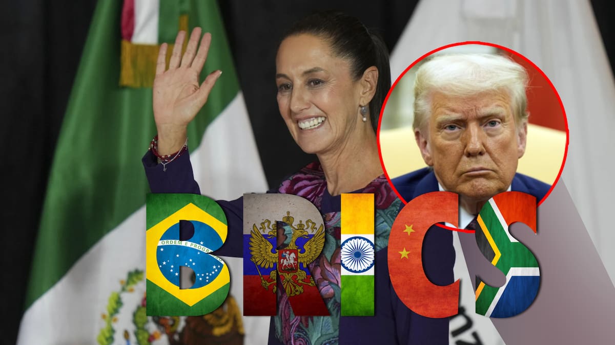 La presidenta Claudia Sheinbaum está invitada a que México se una a BRICS y Trump ya ha opinado acerca de esta cumbre. | AP