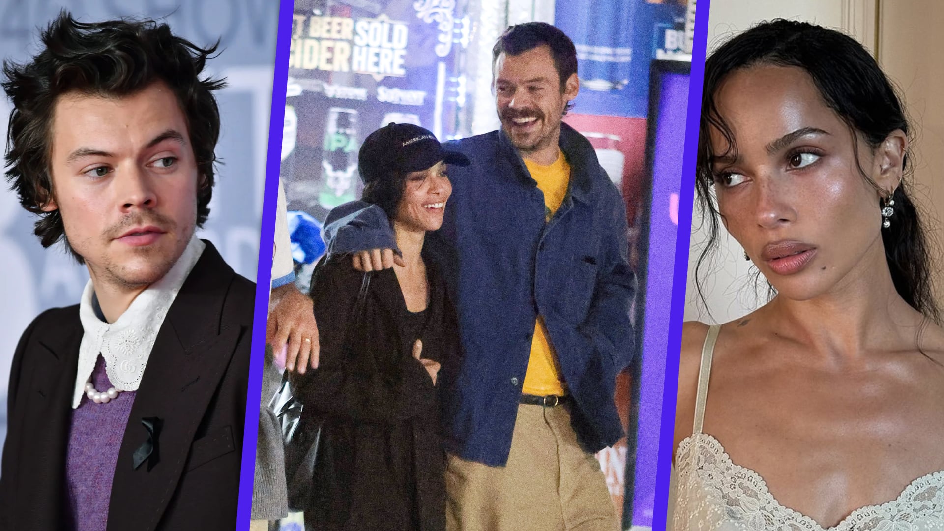 Zoë Kravitz y Harry Styles disfrutan su cercanía sin compromisos formales. / Foto: Especial