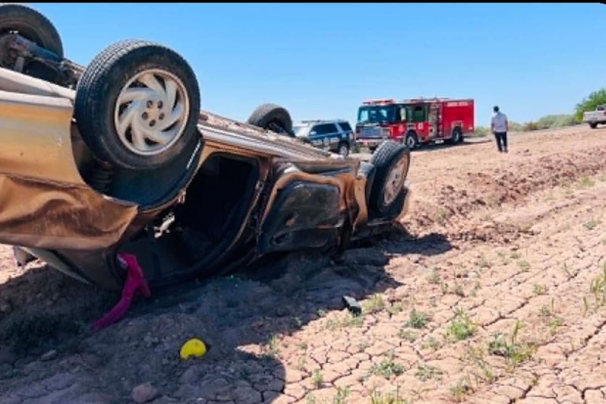 Volcadura en el valle de SLRC deja cuatro lesionados, tres de ellos con fracturas