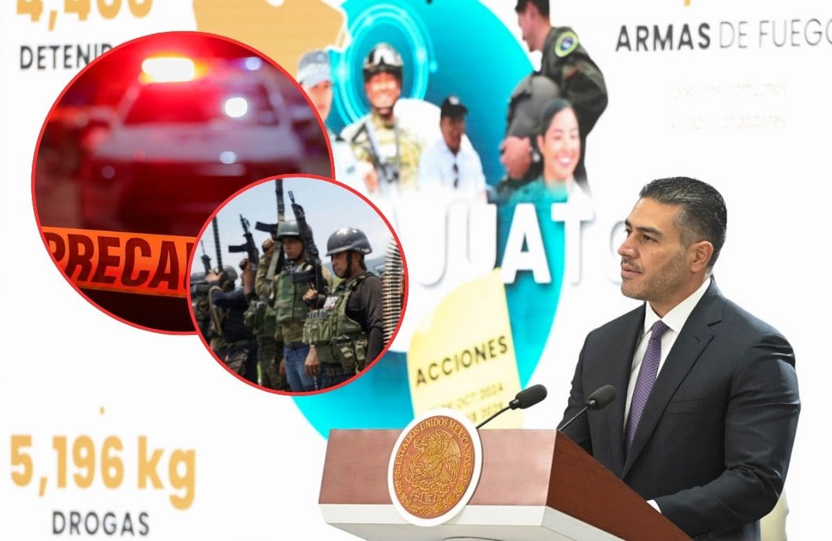 Irapuato, Guanajuato, México, 20 de febrero de 2026. Omar García Harfuch, secretario de Seguridad y Protección Ciudadana (SSPC). | Foto: Saúl López / Presidencia